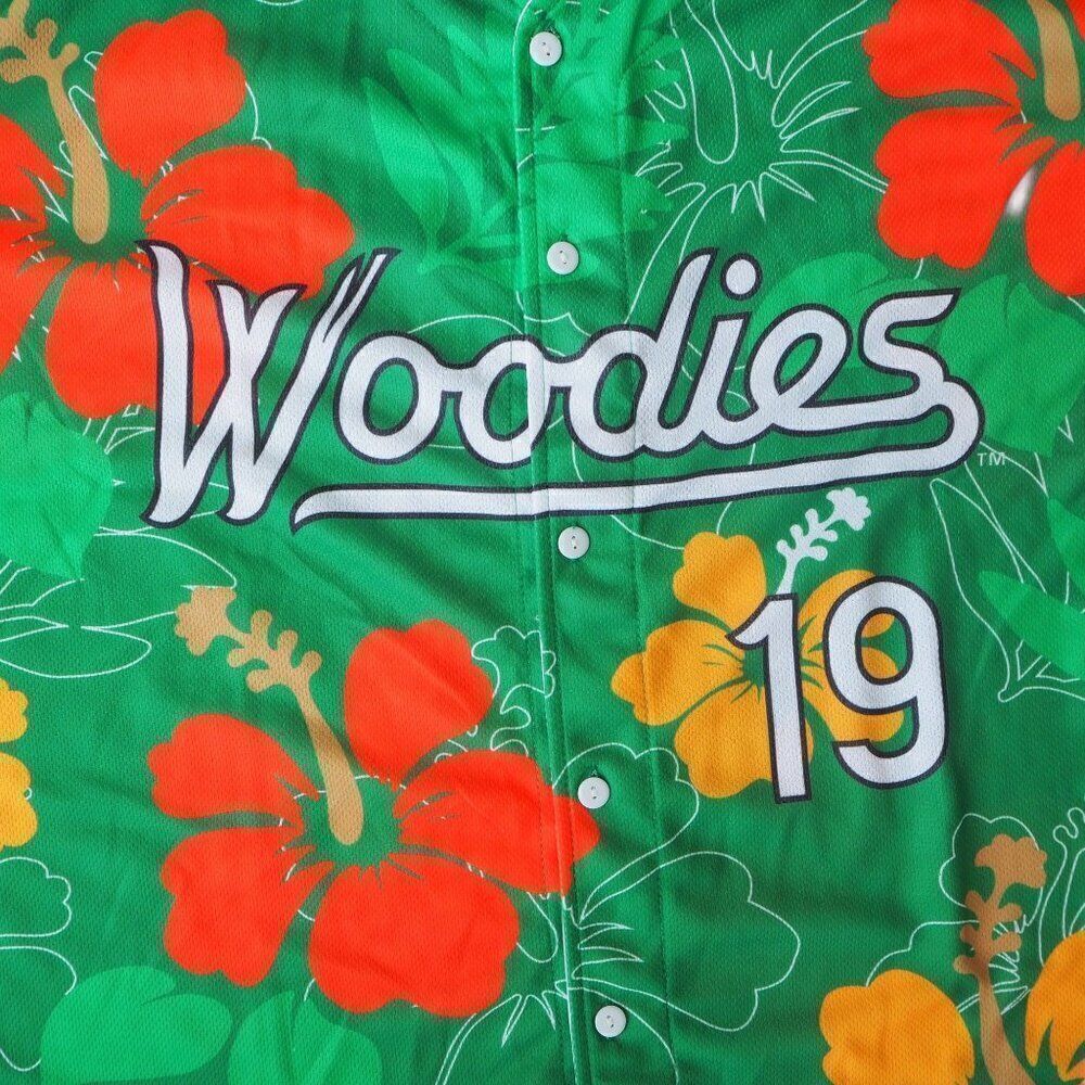 Success Promotions Kinston Down East Wood Ducks MiLB Baseball Tropical Jersey- L - Picture 5 of 6